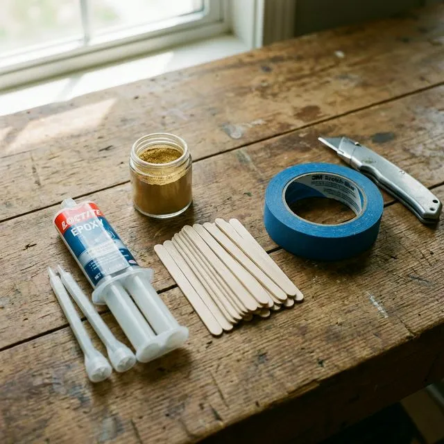 Kintsugi Materials Flat Lay