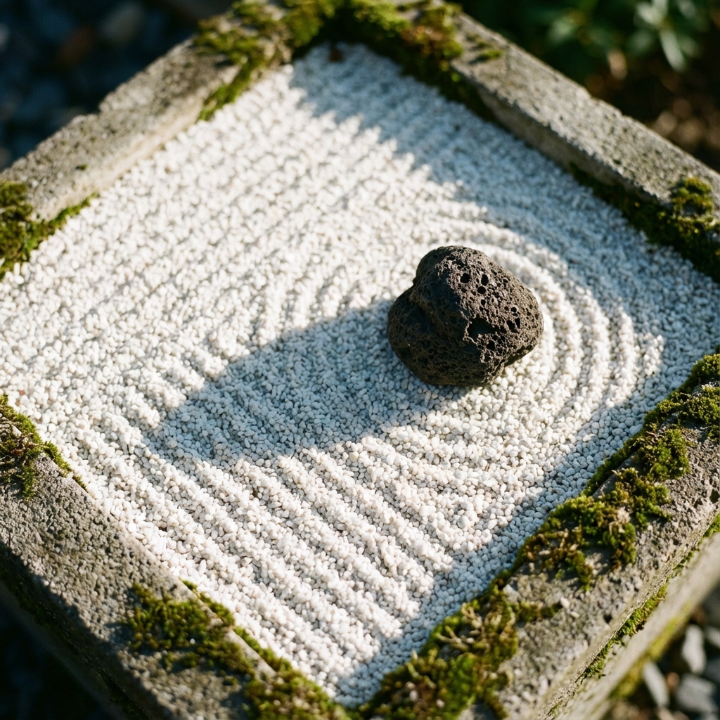 Zen Garden Micro-Sanctuary Gravel Planter