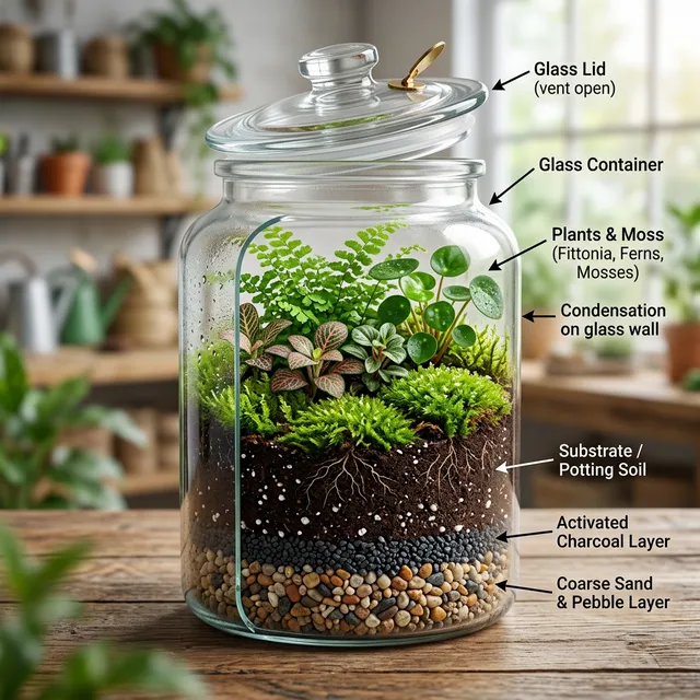 Terrarium Cross Section